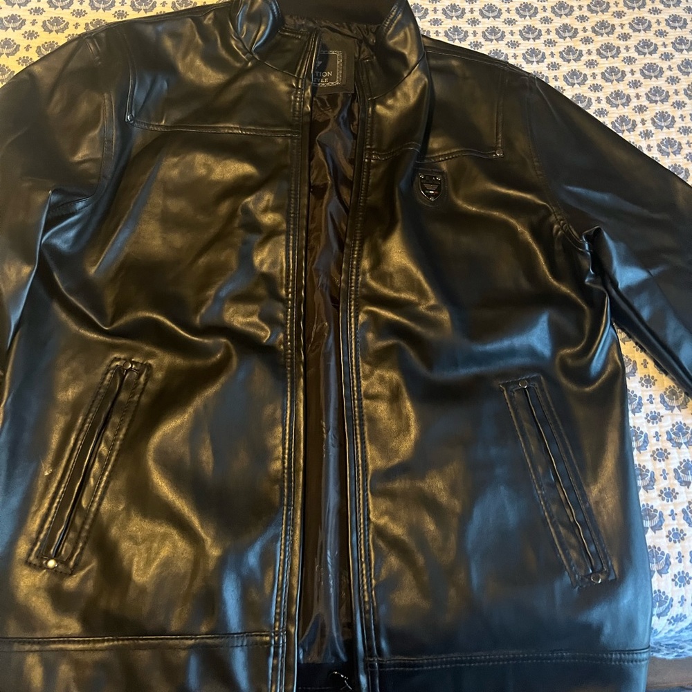 Mens leather jacket